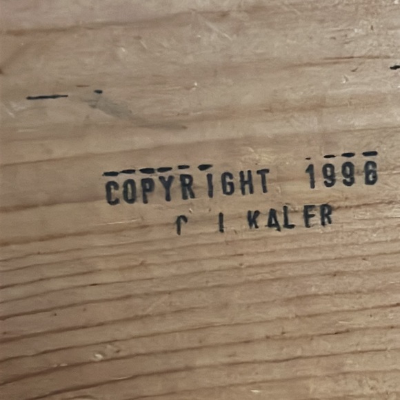 Large Handcrafted Wooden Fish Man Cave Cabin Decor Handpainted Ready for a Clock - Picture 9 of 9